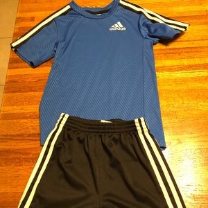 Adidas shorts and shirt set